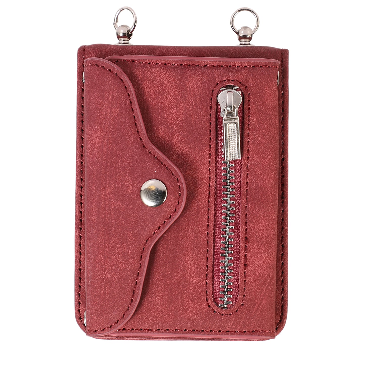 For Samsung Galaxy Z Flip5 5G RFID Blocking Card Bag Case PU Leather+PC Phone Cover with Kickstand