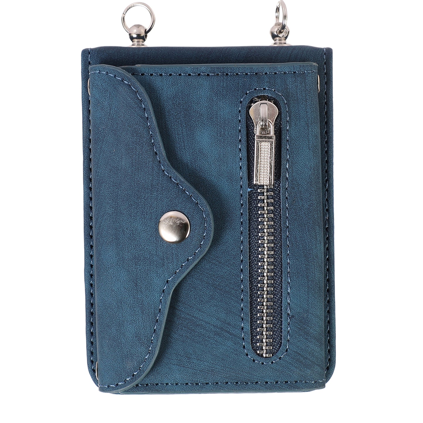 For Samsung Galaxy Z Flip5 5G RFID Blocking Card Bag Case PU Leather+PC Phone Cover with Kickstand