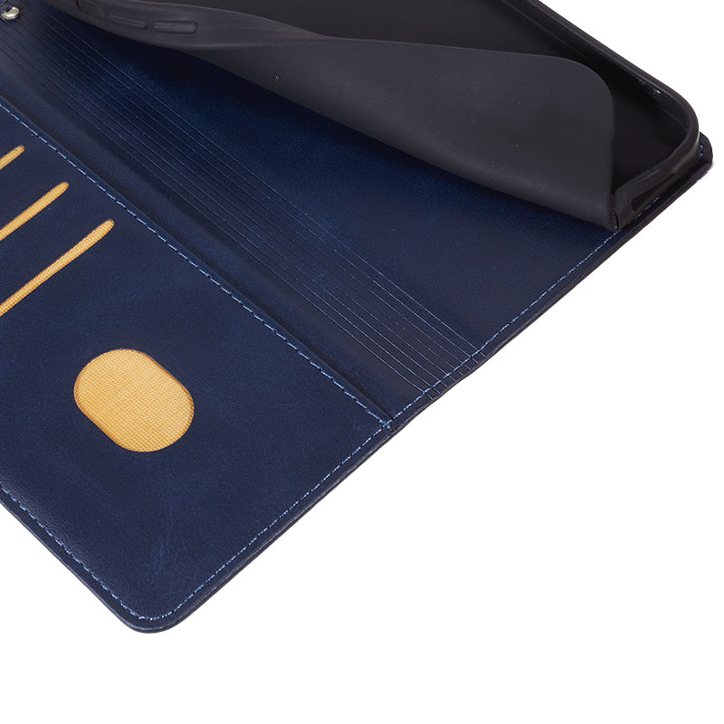 For Sony Xperia 10 V Calf Texture Anti-drop Stand Cover PU Leather Wallet Phone Case