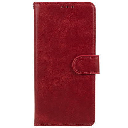 For Sony Xperia 1 V Calf Texture PU Leather Phone Case Magnetic Clasp Wallet Stand Cover