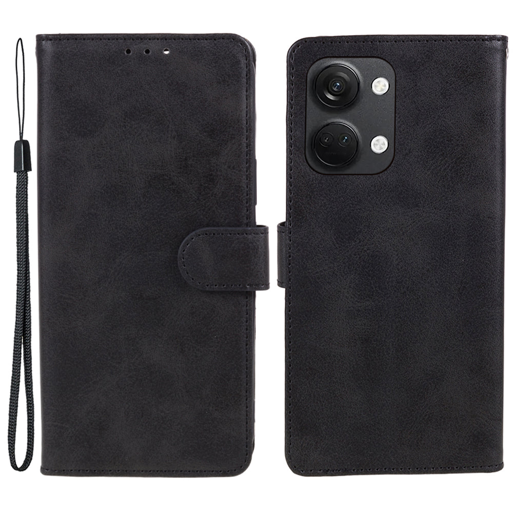 For OnePlus Ace 2V / Nord 3 5G PU Leather Phone Case Calf Texture Wallet Stand Anti-drop Cover