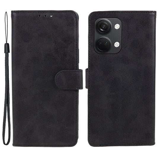 For OnePlus Ace 2V / Nord 3 5G PU Leather Phone Case Calf Texture Wallet Stand Anti-drop Cover