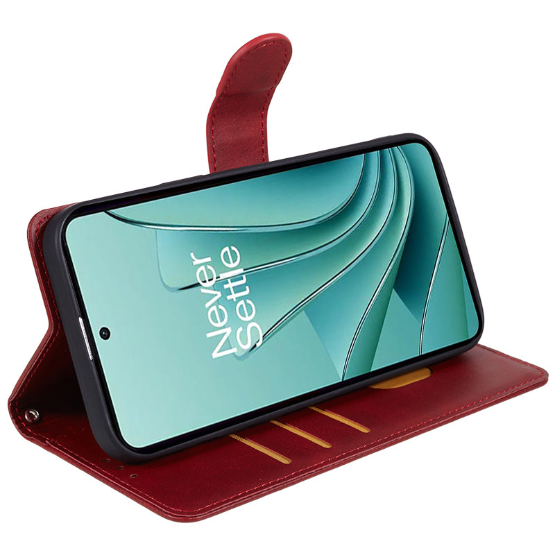 For OnePlus Ace 2V / Nord 3 5G PU Leather Phone Case Calf Texture Wallet Stand Anti-drop Cover