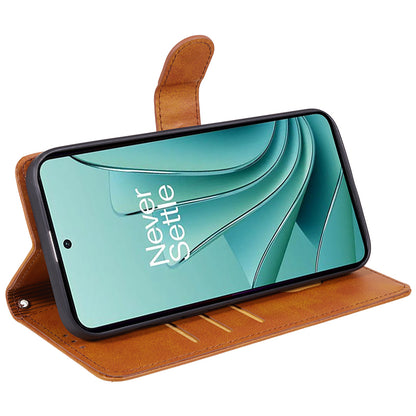 For OnePlus Ace 2V / Nord 3 5G PU Leather Phone Case Calf Texture Wallet Stand Anti-drop Cover
