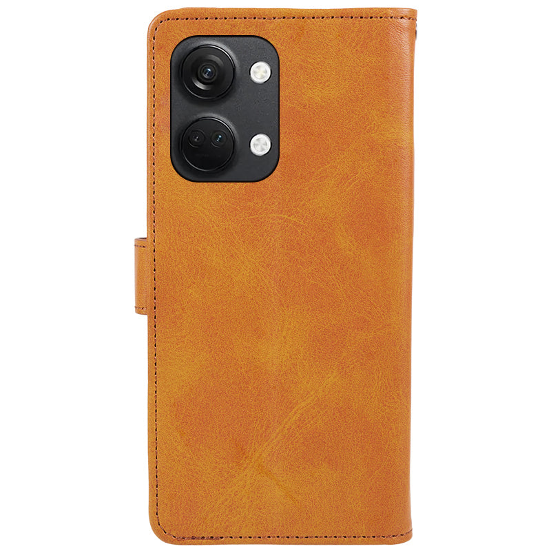 For OnePlus Ace 2V / Nord 3 5G PU Leather Phone Case Calf Texture Wallet Stand Anti-drop Cover