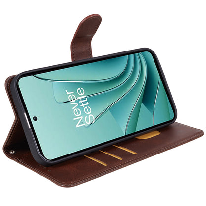 For OnePlus Ace 2V / Nord 3 5G PU Leather Phone Case Calf Texture Wallet Stand Anti-drop Cover