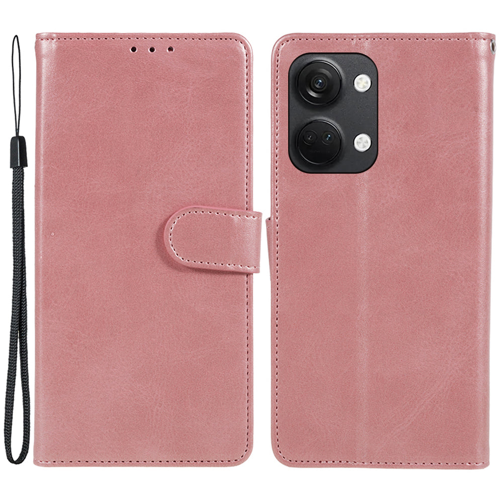 For OnePlus Ace 2V / Nord 3 5G PU Leather Phone Case Calf Texture Wallet Stand Anti-drop Cover