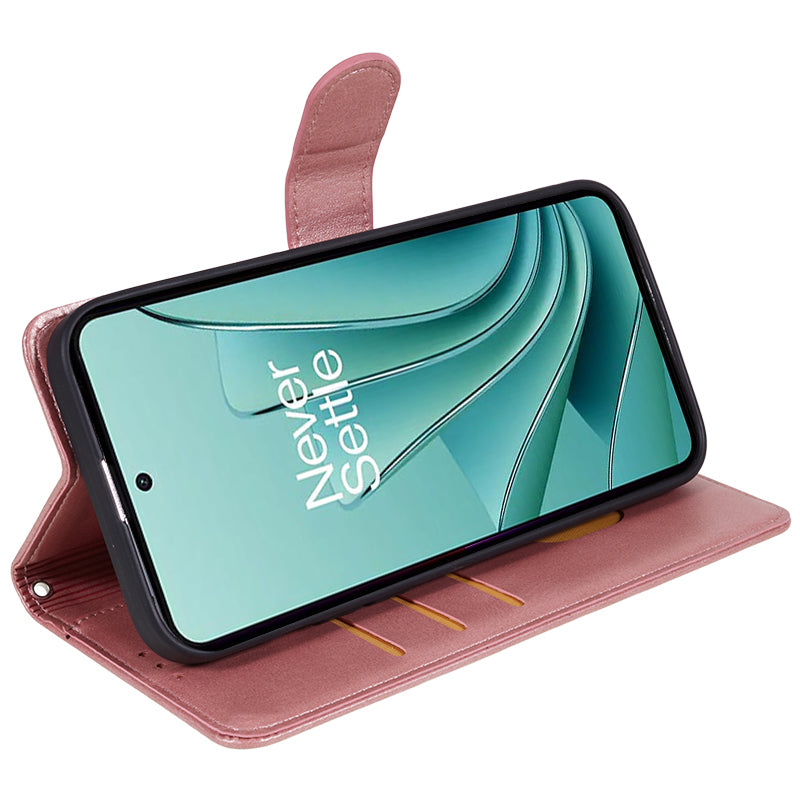 For OnePlus Ace 2V / Nord 3 5G PU Leather Phone Case Calf Texture Wallet Stand Anti-drop Cover