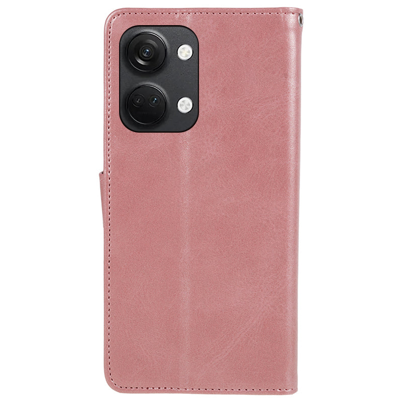 For OnePlus Ace 2V / Nord 3 5G PU Leather Phone Case Calf Texture Wallet Stand Anti-drop Cover
