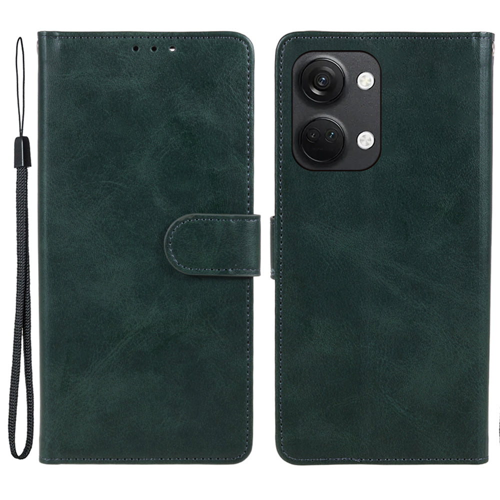 For OnePlus Ace 2V / Nord 3 5G PU Leather Phone Case Calf Texture Wallet Stand Anti-drop Cover