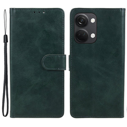 For OnePlus Ace 2V / Nord 3 5G PU Leather Phone Case Calf Texture Wallet Stand Anti-drop Cover