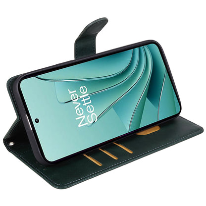 For OnePlus Ace 2V / Nord 3 5G PU Leather Phone Case Calf Texture Wallet Stand Anti-drop Cover