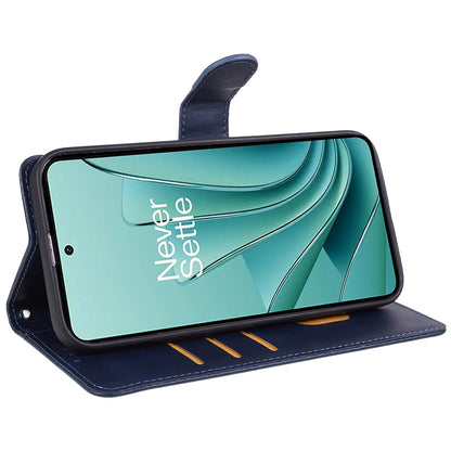 For OnePlus Ace 2V / Nord 3 5G PU Leather Phone Case Calf Texture Wallet Stand Anti-drop Cover
