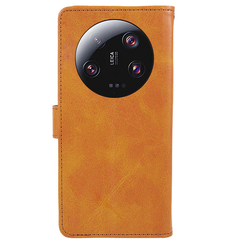 For Xiaomi 13 Ultra PU Leather Phone Case Calf Texture Wallet Stand Protective Cover