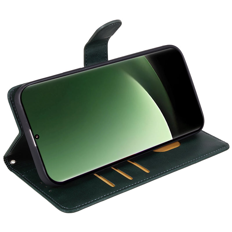 For Xiaomi 13 Ultra PU Leather Phone Case Calf Texture Wallet Stand Protective Cover