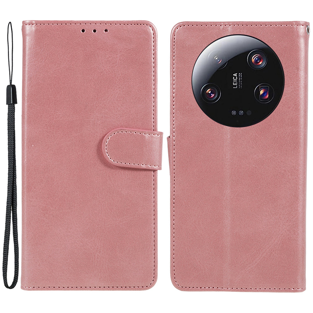 For Xiaomi 13 Ultra PU Leather Phone Case Calf Texture Wallet Stand Protective Cover