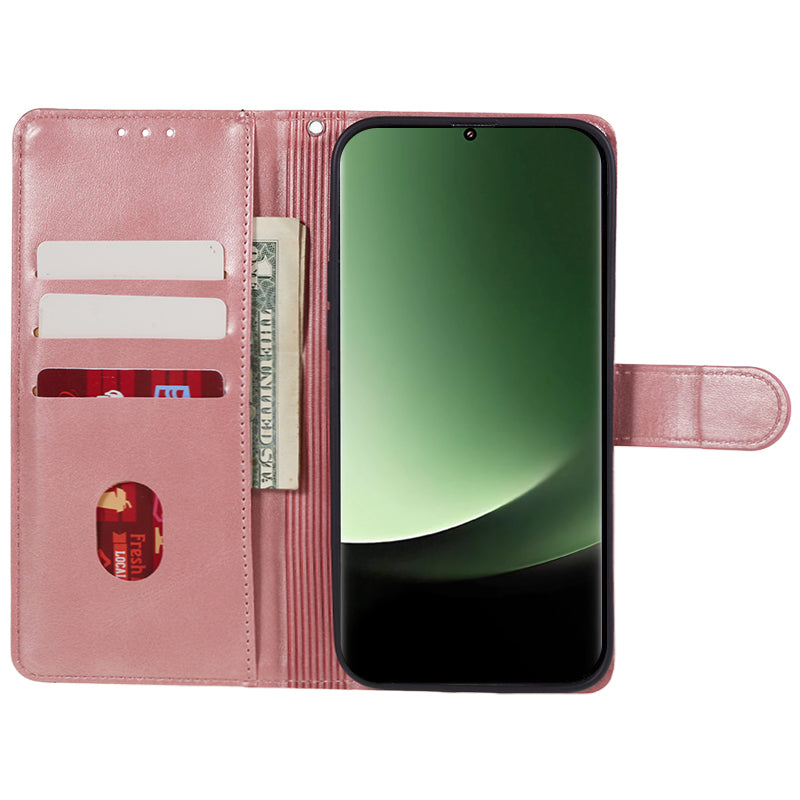 For Xiaomi 13 Ultra PU Leather Phone Case Calf Texture Wallet Stand Protective Cover