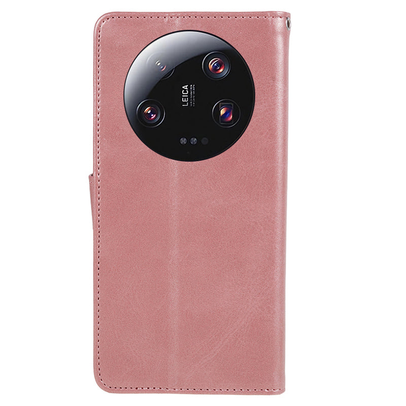 For Xiaomi 13 Ultra PU Leather Phone Case Calf Texture Wallet Stand Protective Cover