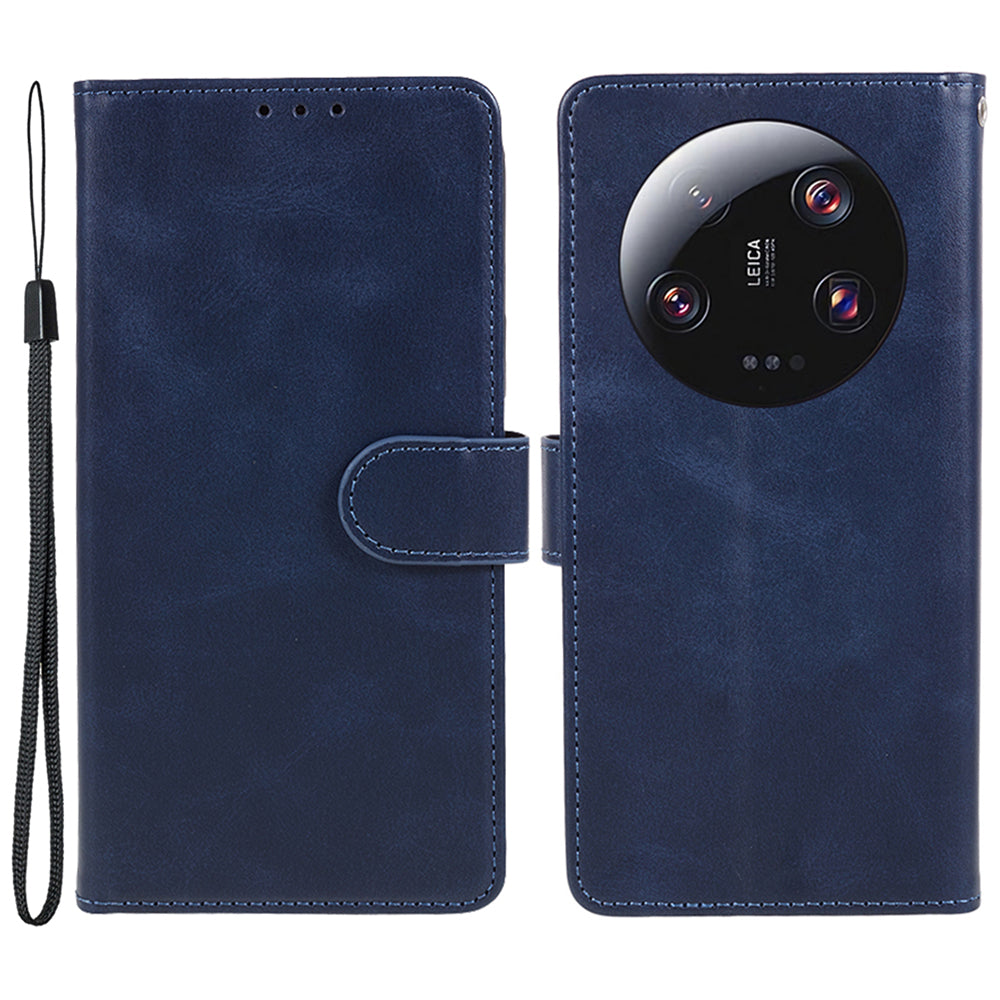 For Xiaomi 13 Ultra PU Leather Phone Case Calf Texture Wallet Stand Protective Cover