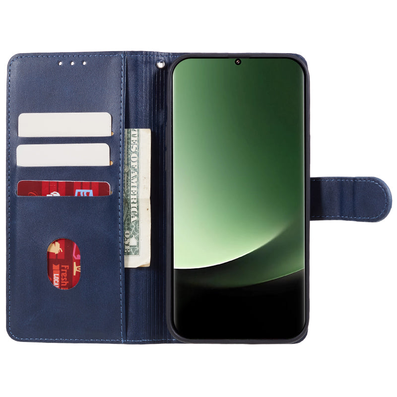 For Xiaomi 13 Ultra PU Leather Phone Case Calf Texture Wallet Stand Protective Cover