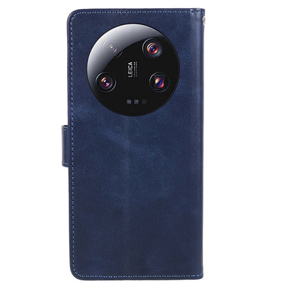 For Xiaomi 13 Ultra PU Leather Phone Case Calf Texture Wallet Stand Protective Cover