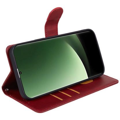 For Xiaomi 13 Ultra PU Leather Phone Case Calf Texture Wallet Stand Protective Cover