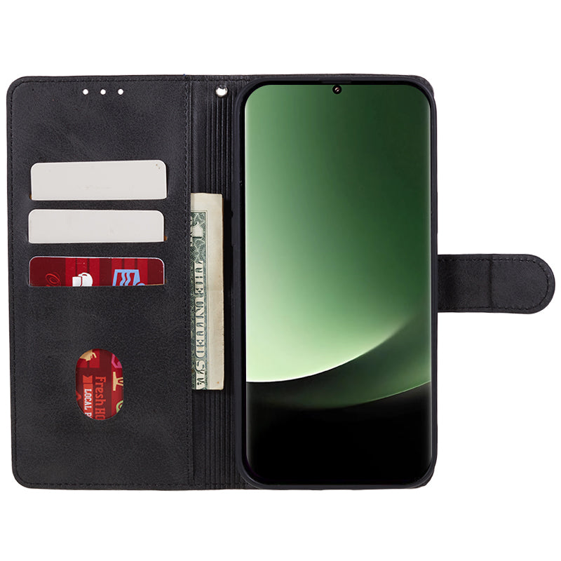 For Xiaomi 13 Ultra PU Leather Phone Case Calf Texture Wallet Stand Protective Cover