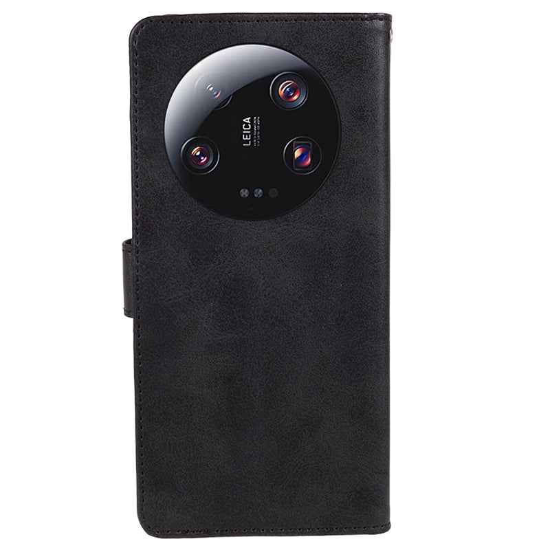 For Xiaomi 13 Ultra PU Leather Phone Case Calf Texture Wallet Stand Protective Cover