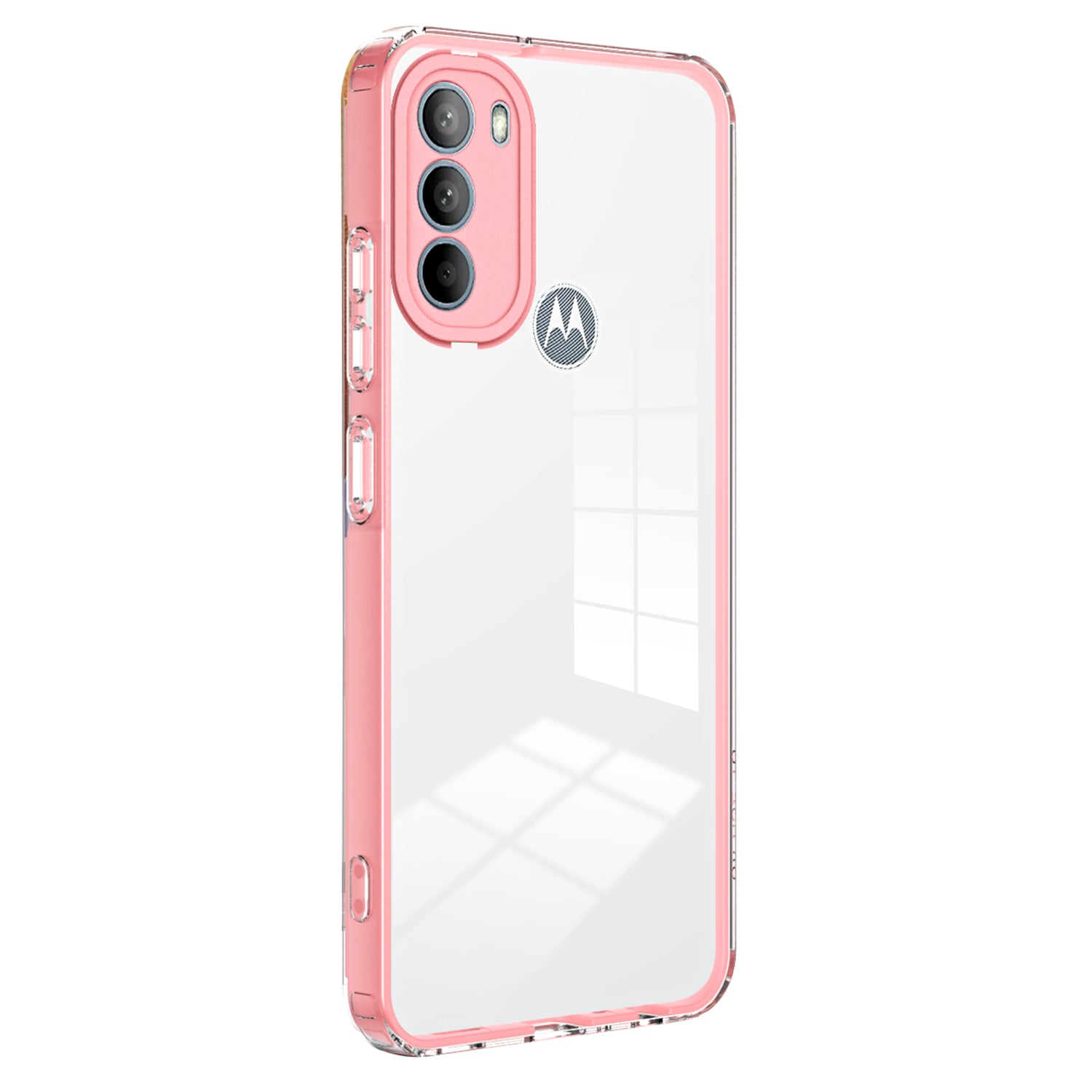 For Motorola Moto G31 4G TPU + PC Camera Protection Hybrid Case Clear Shockproof Phone Cover