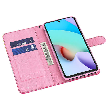 For Xiaomi Redmi Note 12 Pro+ 5G Leather Wallet Phone Case 3D Pattern Printing Stand Cover with Strap