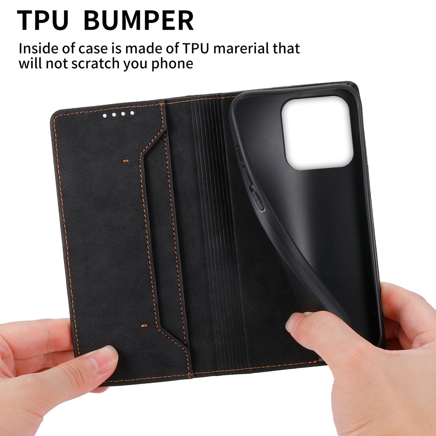 DF-05 For Xiaomi 13 RFID Blocking Wallet PU Leather Business Phone Case Stand Magnetic Closure Cover