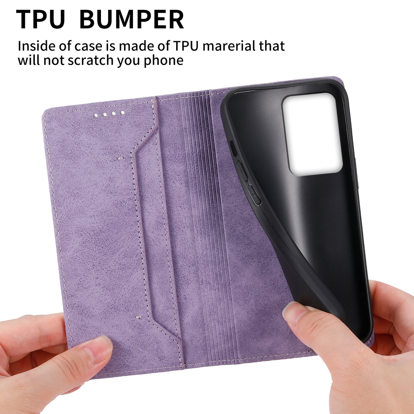DF-05 Mobile Phone Case for Xiaomi 13 Lite / Civi 2 5G , Wallet PU Leather Anti-Scratch RFID Blocking Stand Cover