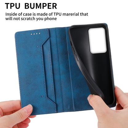DF-05 Mobile Phone Case for Xiaomi 13 Lite / Civi 2 5G , Wallet PU Leather Anti-Scratch RFID Blocking Stand Cover