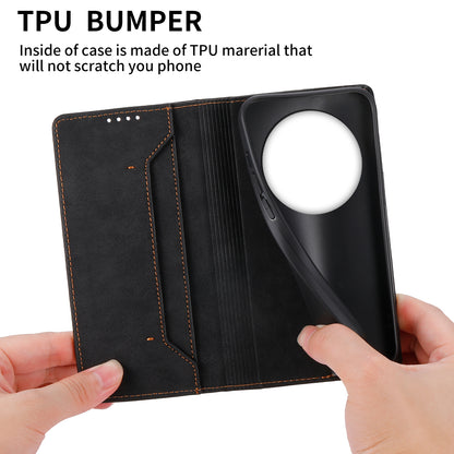 DF-05 RFID Blocking Phone Case For Xiaomi 13 Ultra , Wallet PU Leather Coated Matte TPU Stand Cover
