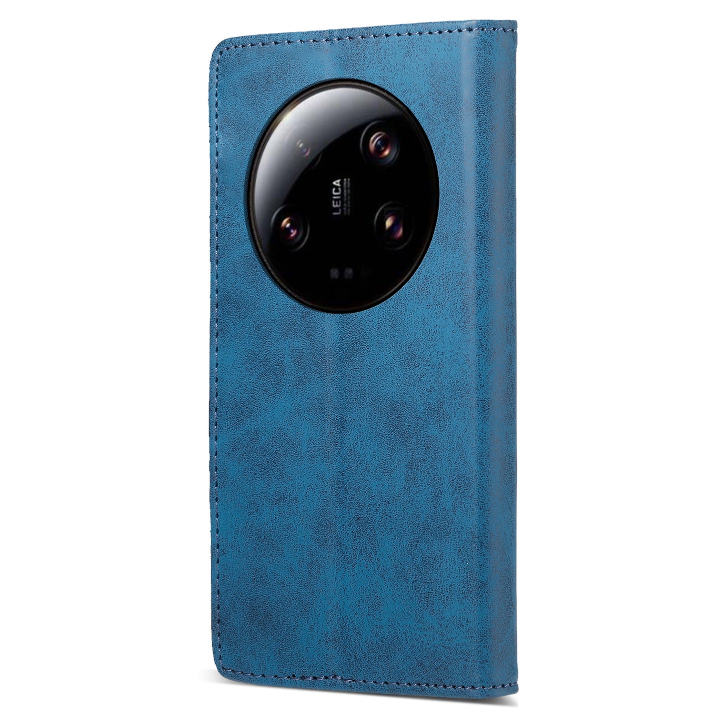 DF-05 RFID Blocking Phone Case For Xiaomi 13 Ultra , Wallet PU Leather Coated Matte TPU Stand Cover