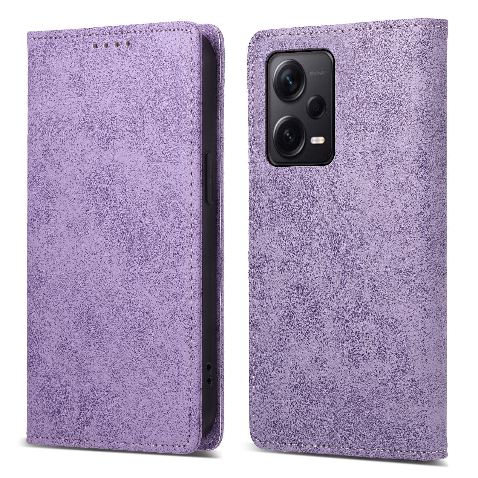 DF-05 For Xiaomi Redmi Note 12 Pro+ 5G Slim-Fit Phone Case RFID Blocking Stand Wallet PU Leather Cover