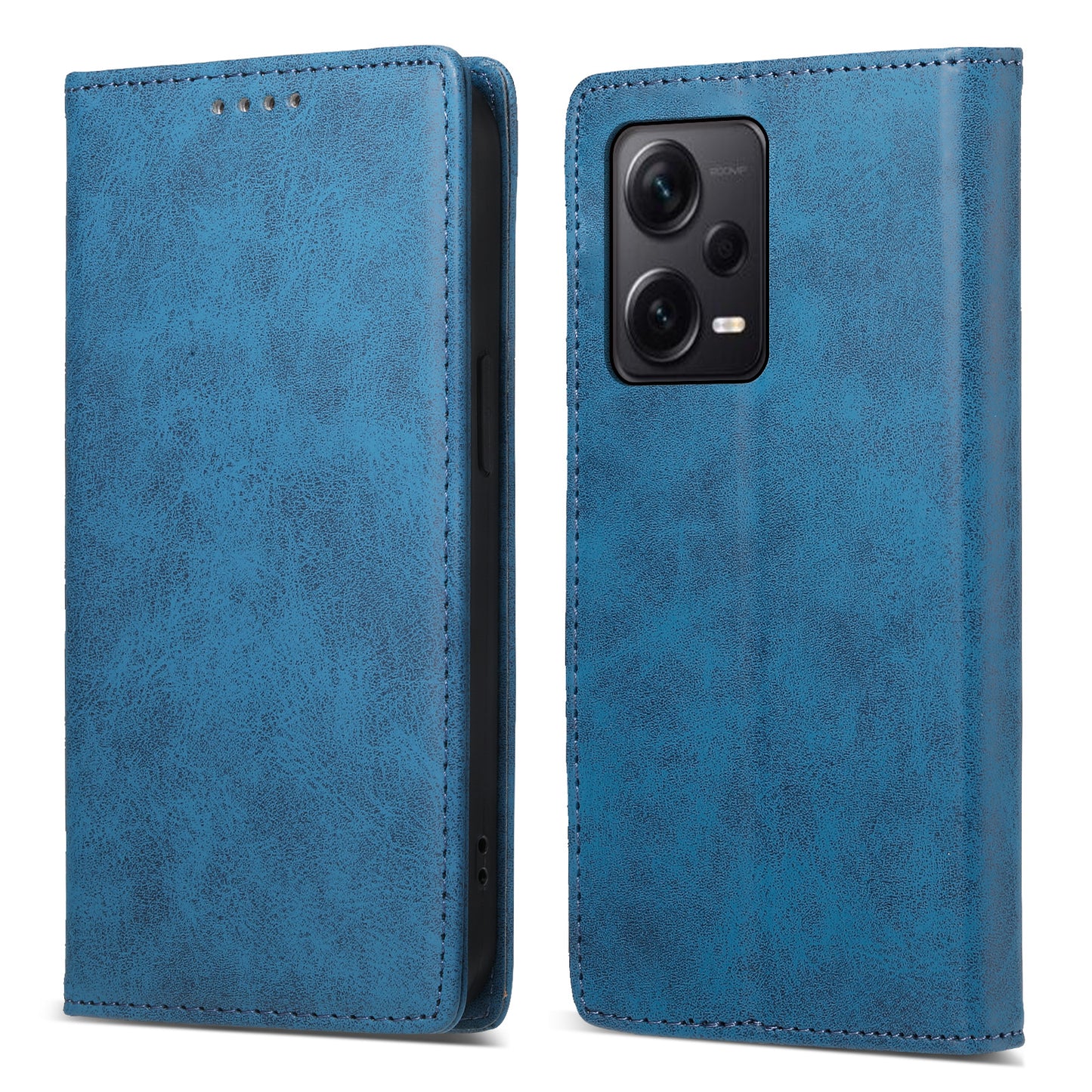 DF-05 For Xiaomi Redmi Note 12 Pro+ 5G Slim-Fit Phone Case RFID Blocking Stand Wallet PU Leather Cover