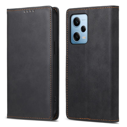 DF-05 For Xiaomi Redmi Note 12 Pro 5G / Note 12 Pro Speed 5G / Poco X5 Pro 5G Phone Case RFID Blocking Wallet Leather Stand Cover
