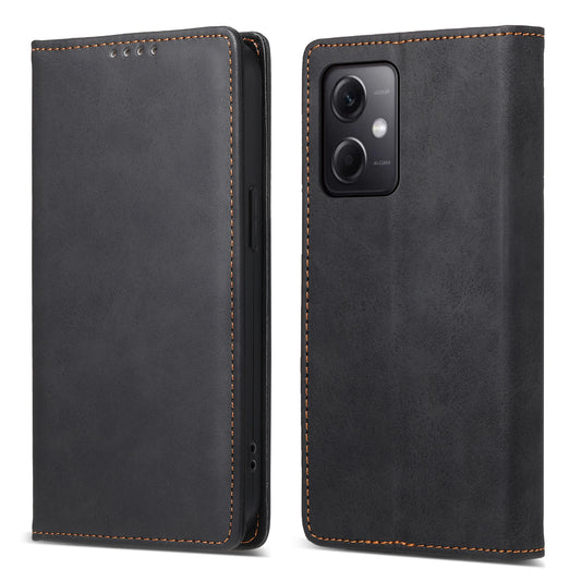 DF-05 For Xiaomi Redmi Note 12 5G (China) / (India) / (Global) / Poco X5 5G Retro Leather Phone Case RFID Blocking Wallet Stand Cover