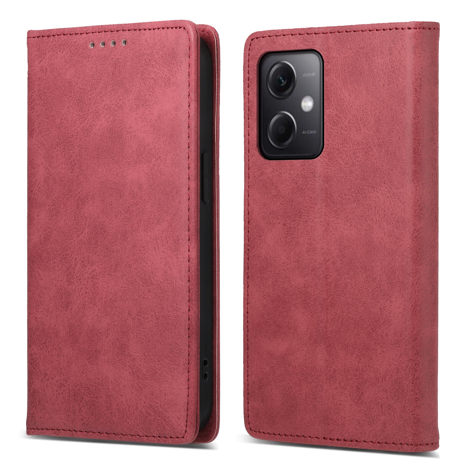 DF-05 For Xiaomi Redmi Note 12 5G (China) / (India) / (Global) / Poco X5 5G Retro Leather Phone Case RFID Blocking Wallet Stand Cover