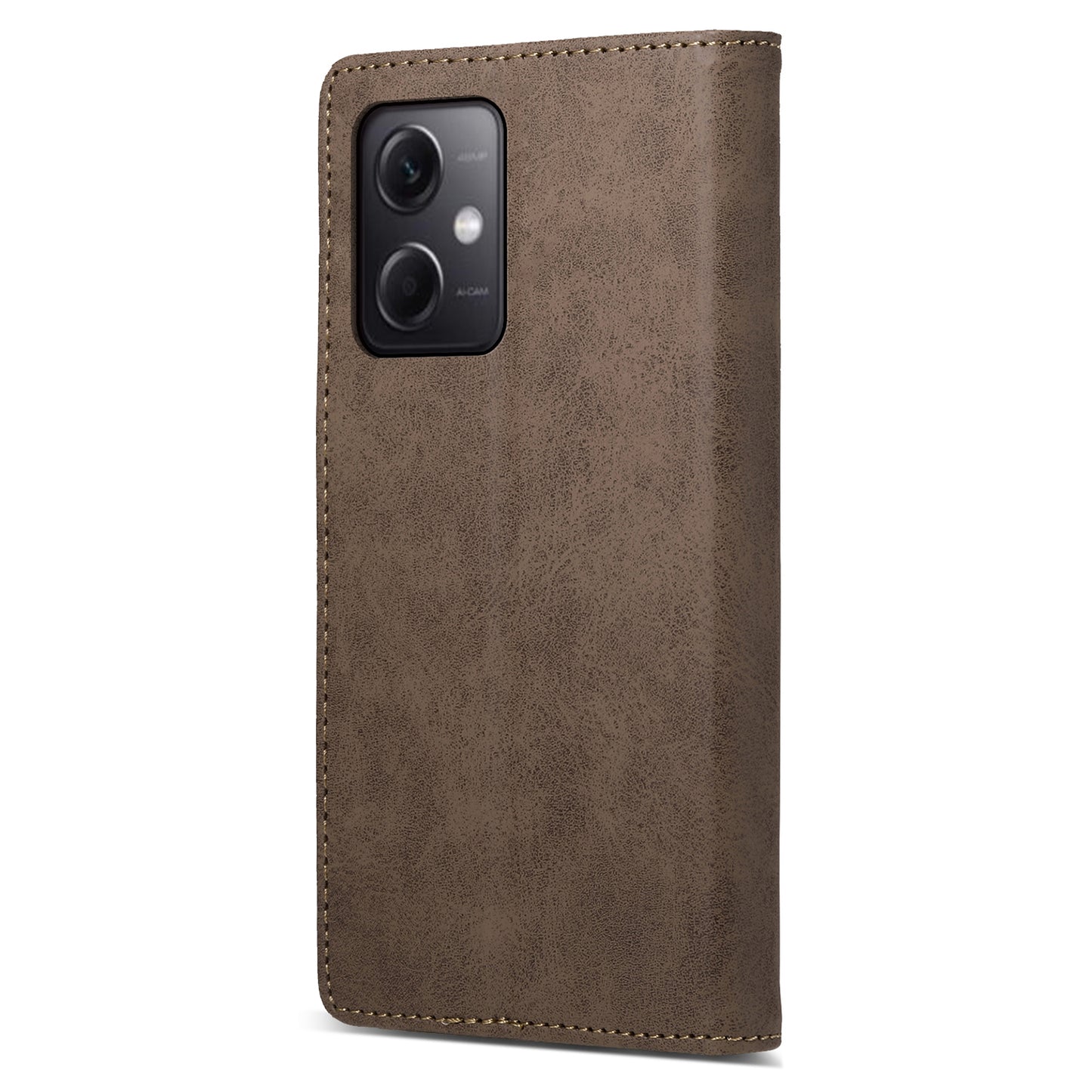 DF-05 For Xiaomi Redmi Note 12 5G (China) / (India) / (Global) / Poco X5 5G Retro Leather Phone Case RFID Blocking Wallet Stand Cover