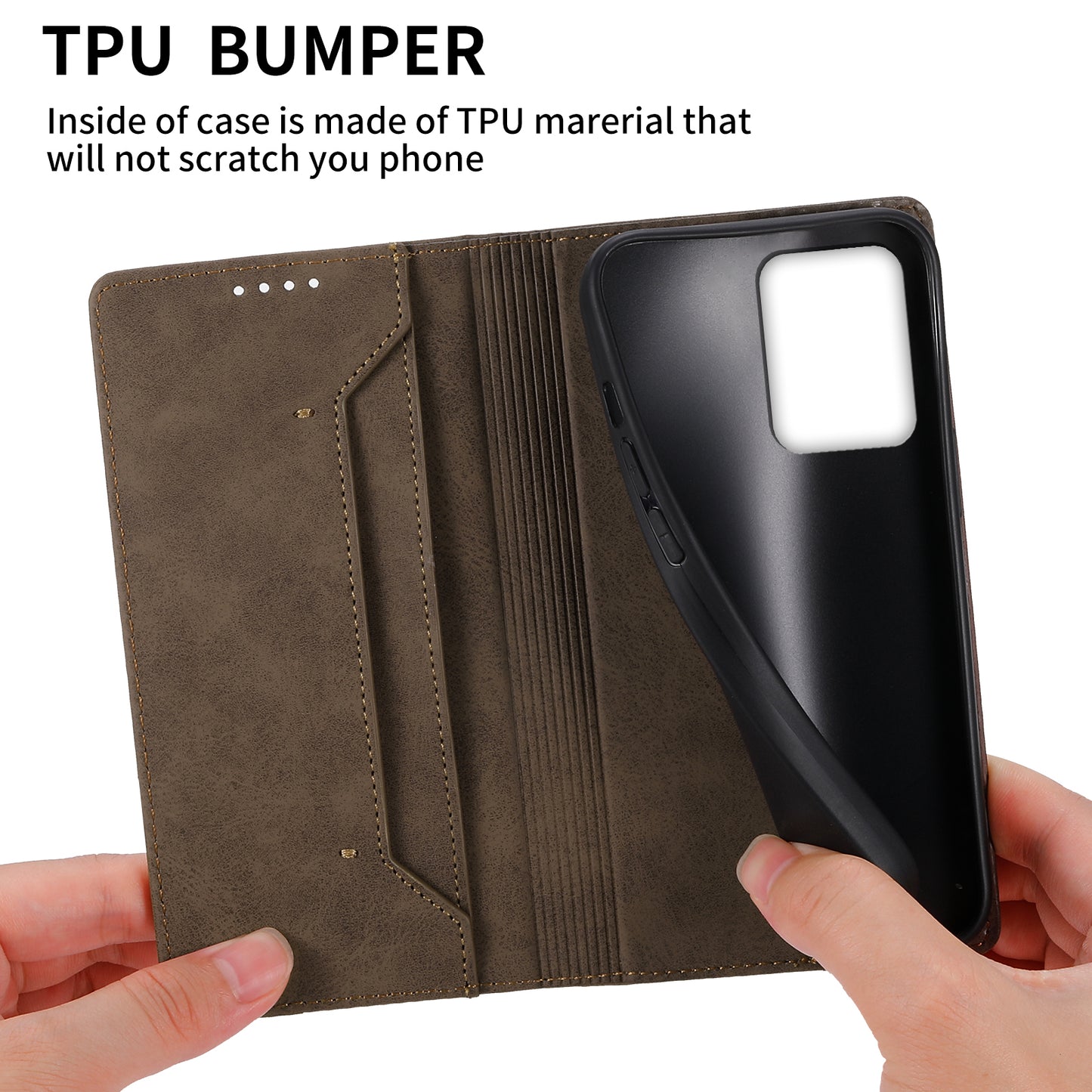 DF-05 For Xiaomi Redmi Note 12 5G (China) / (India) / (Global) / Poco X5 5G Retro Leather Phone Case RFID Blocking Wallet Stand Cover