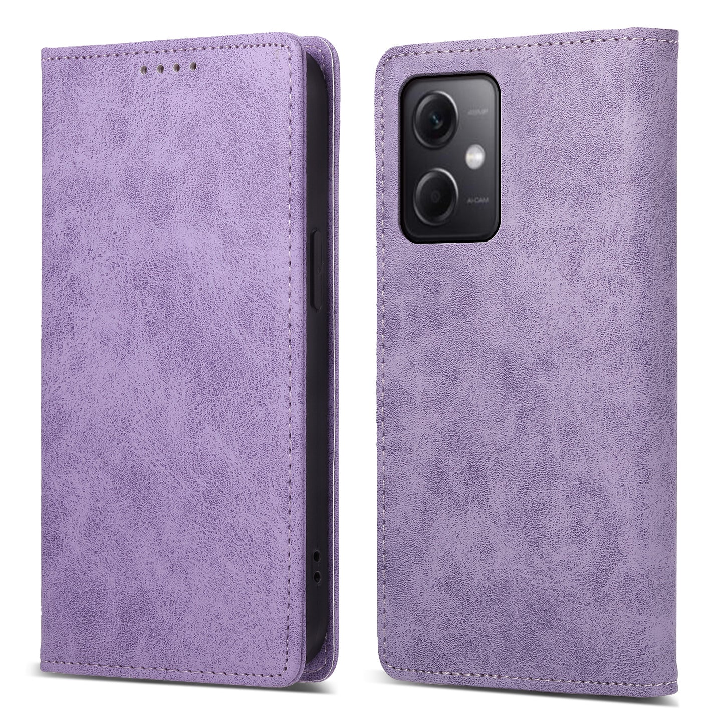 DF-05 For Xiaomi Redmi Note 12 5G (China) / (India) / (Global) / Poco X5 5G Retro Leather Phone Case RFID Blocking Wallet Stand Cover