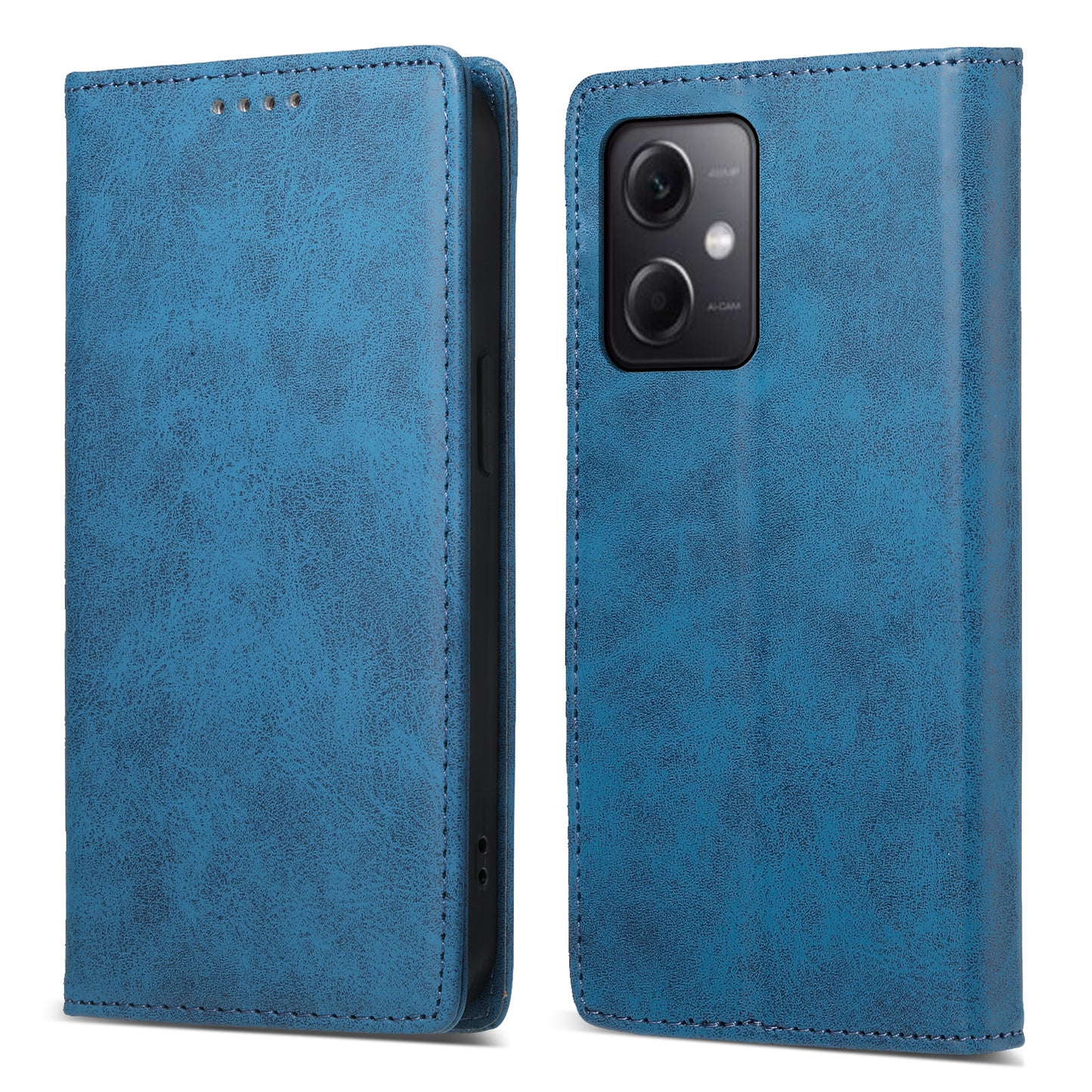 DF-05 For Xiaomi Redmi Note 12 5G (China) / (India) / (Global) / Poco X5 5G Retro Leather Phone Case RFID Blocking Wallet Stand Cover