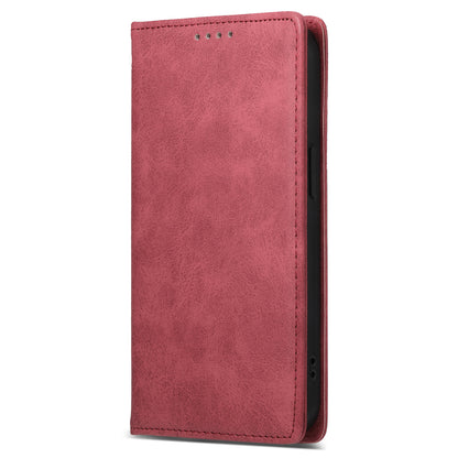 DF-05 Business Phone Case for Samsung Galaxy S23 RFID Blocking Wallet PU Leather Foldable Stand Cover