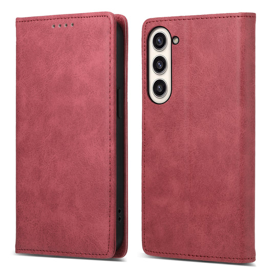 DF-05 Business Flip Case for Samsung Galaxy S23+ , RFID Blocking Wallet PU Leather Stand Phone Cover