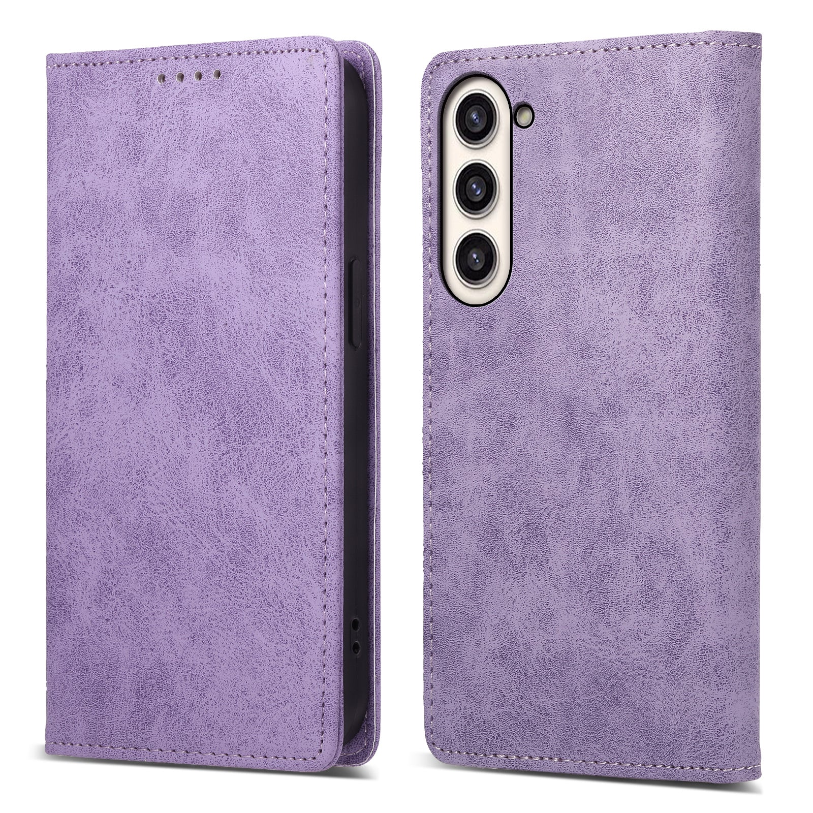 DF-05 Business Flip Case for Samsung Galaxy S23+ , RFID Blocking Wallet PU Leather Stand Phone Cover