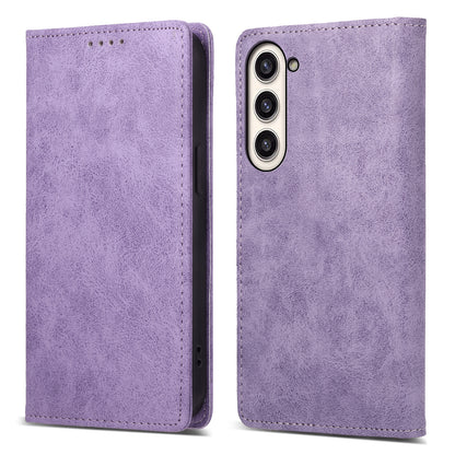 DF-05 Business Flip Case for Samsung Galaxy S23+ , RFID Blocking Wallet PU Leather Stand Phone Cover