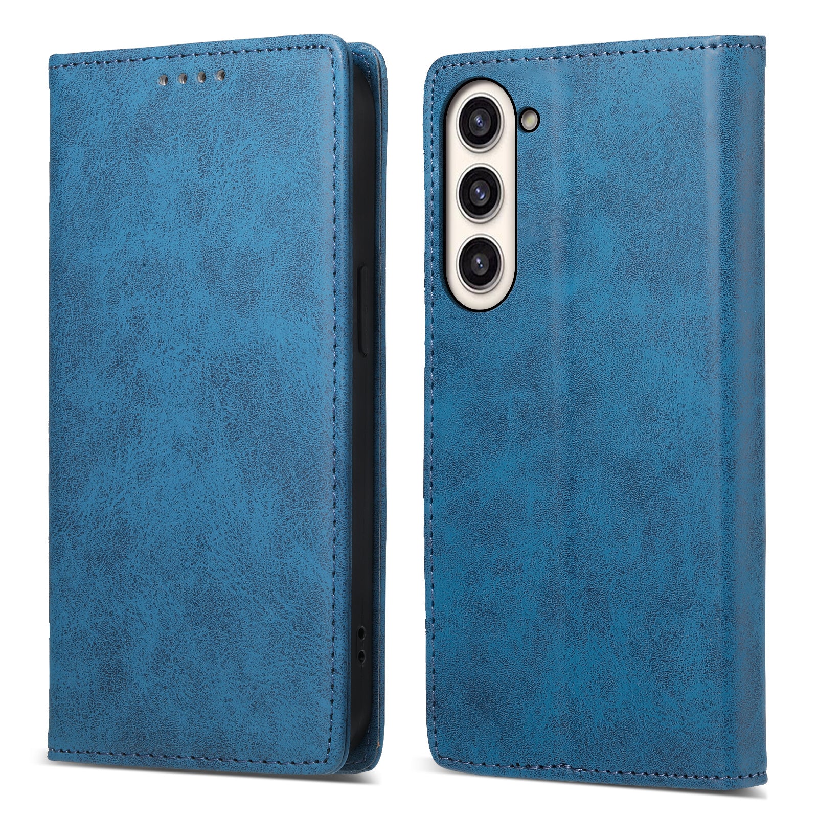 DF-05 Business Flip Case for Samsung Galaxy S23+ , RFID Blocking Wallet PU Leather Stand Phone Cover
