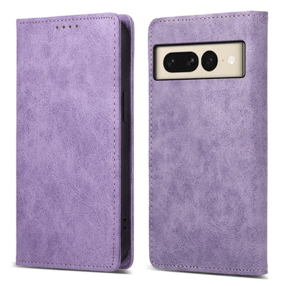 DF-05 For Google Pixel 8 Pro Business Solid Color Leather Phone Case RFID Blocking Wallet Stand Cover